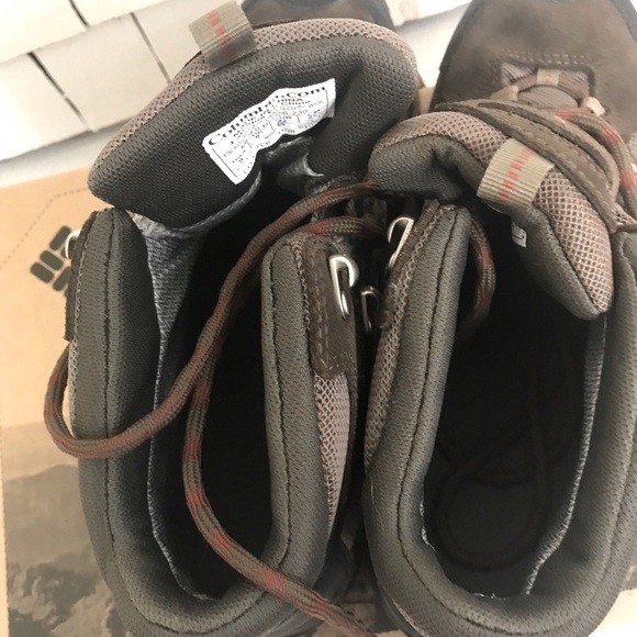 Columbia Packus Ridge Omni-tech boot sz 9 W Espresso-Red Rover. - Picture 6 of 8